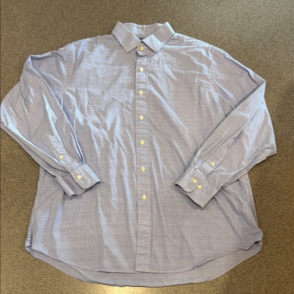 Men’s Polo Ralph Lauren Custom Fit Button Down Shirt Size 17 1/2 - 34/35 (XL)